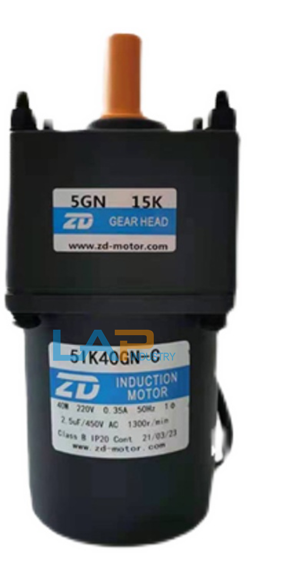 ZD AC Brake Motor 5IK40GN-C-5GN15K, 40W, 220V, 0.35A - ABB