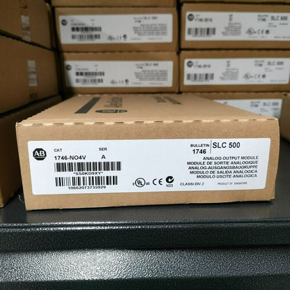New Factory Sealed AB 1746-NO4V SLC 500 PLC Analog Output Module - FACTORY SEALED