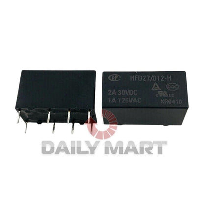 new 10PCS/ HONGFA HFD27-012-H Power Relay 1A125VAC - HONGFA