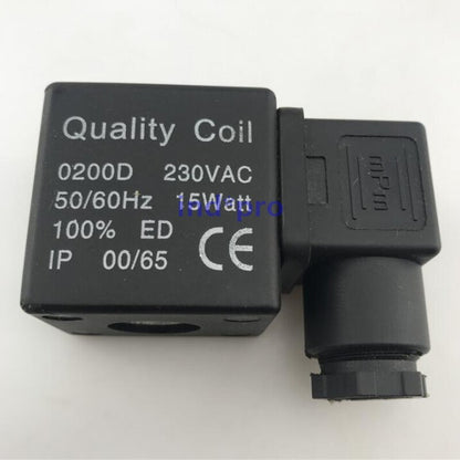 new 1PCS Quality Coil 0200D 230VAC 15W Air Compressor Drain Valve Coil