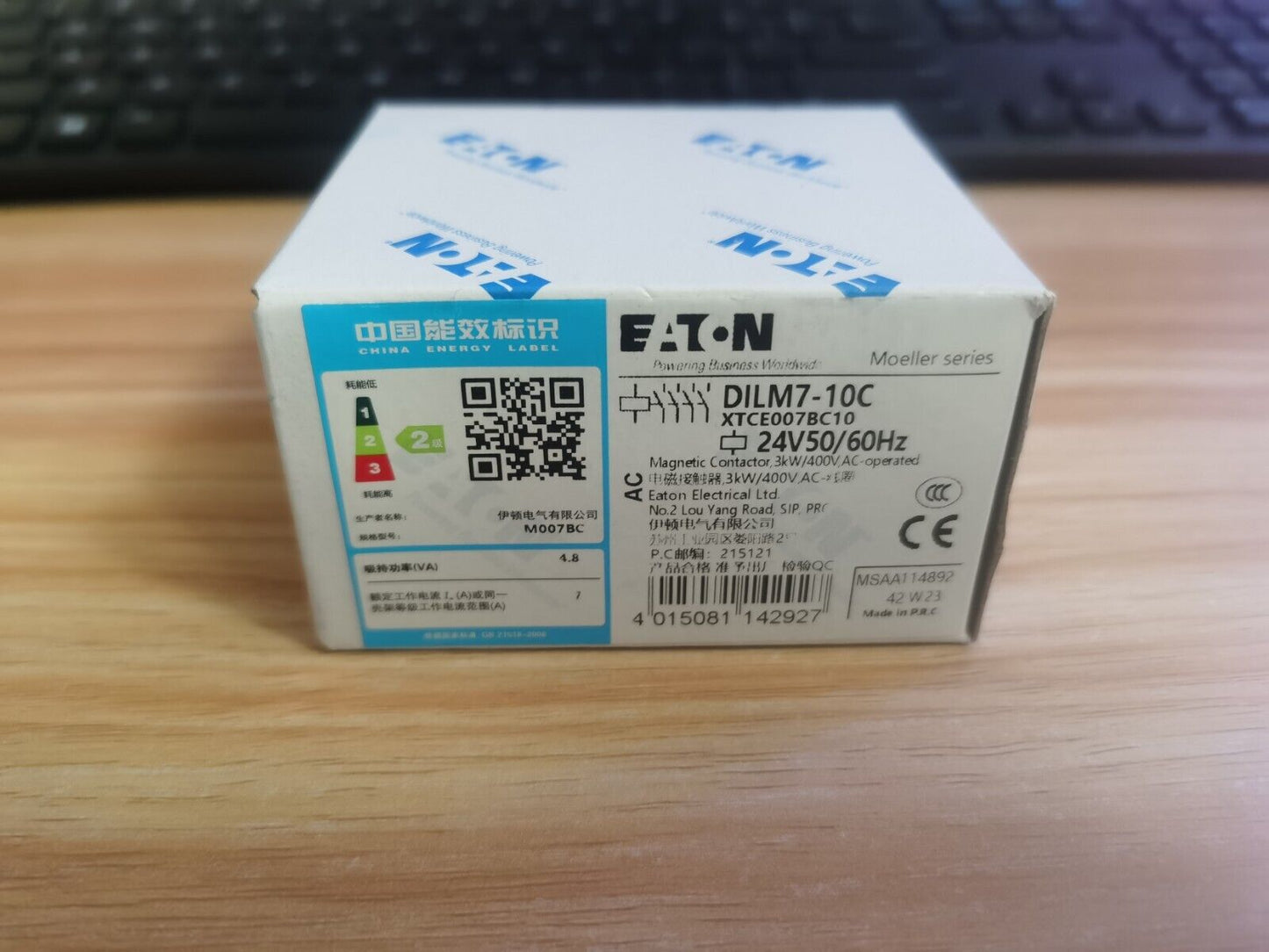 new 1PCS Eaton Moeller DILM7-10C XTCE007BC10 AC Contactor 24VAC - EATON MOELLER