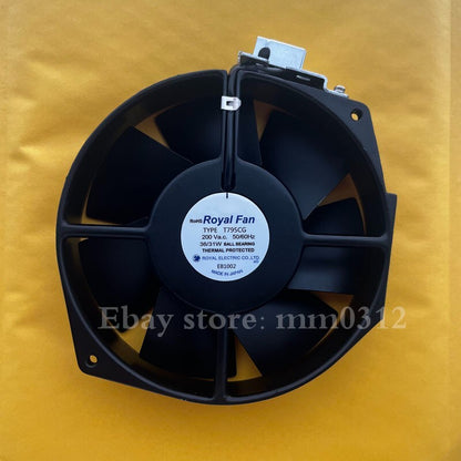 1pcs  ROYAL FAN TYPE T795CG 200V 36 / 31W 150 * 38mm socket type all metal fan