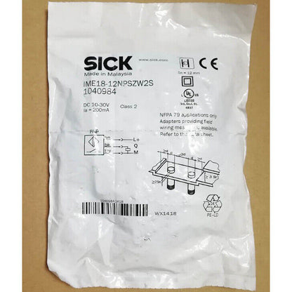 SICK Proximity Switch IME18-12NPSZW2S - SICK