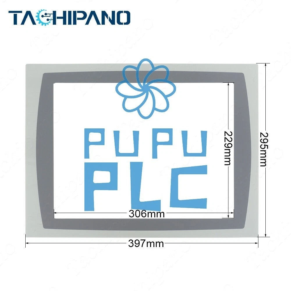 1SET for 2711P-RDT15TP with Overlay 2711P-RBT15 Touch Screen Panel~
