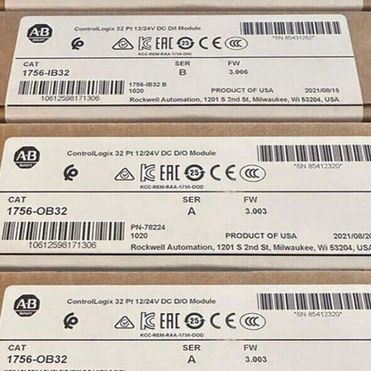 Allen-Bradley New 1756-OB32 SER A ControlLogix 32 Point Module for Industrial Automation - ALLEN-BRADLEY