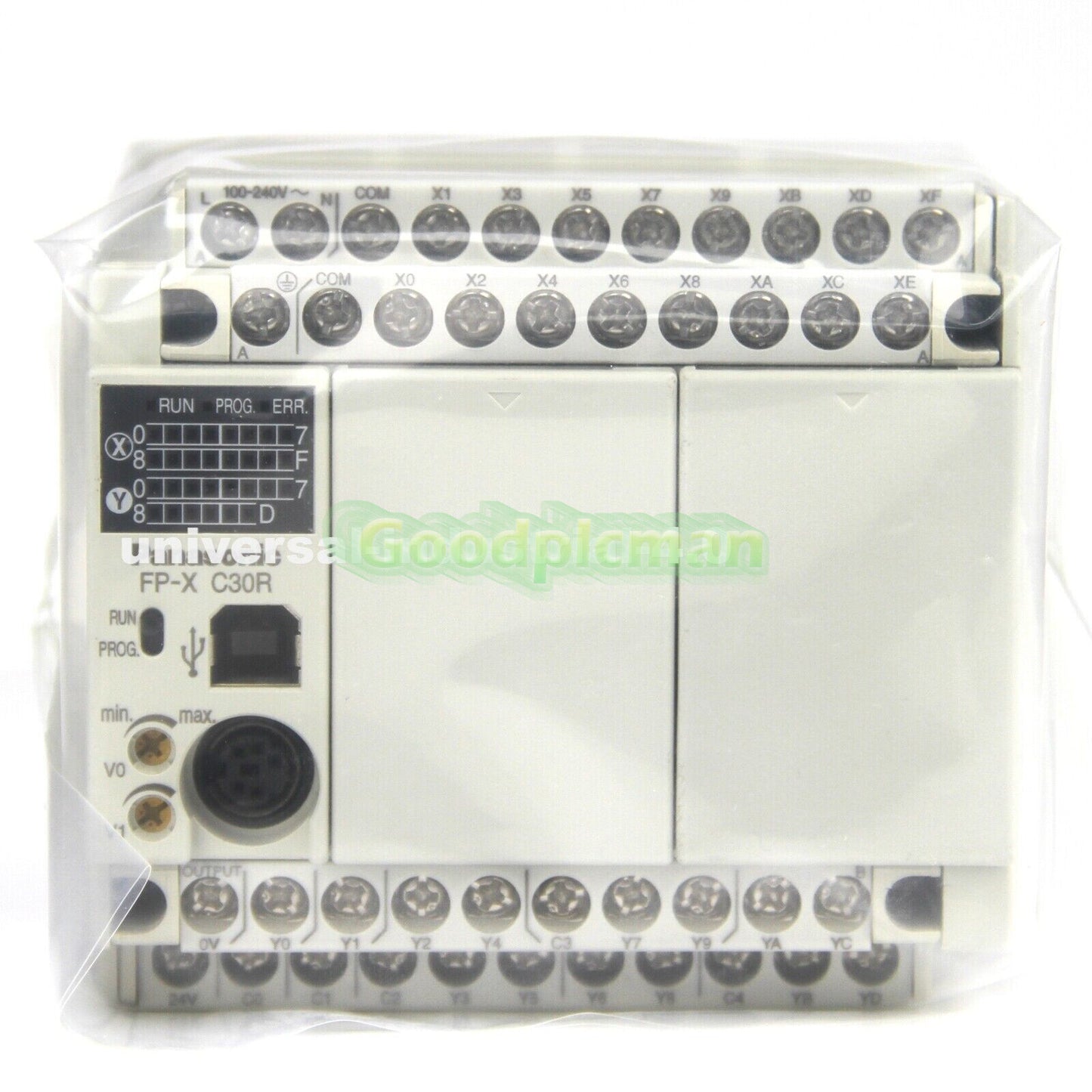 Panasonic AFPX-C30R PLC Control Unit 100~240VAC 16 DC Inputs