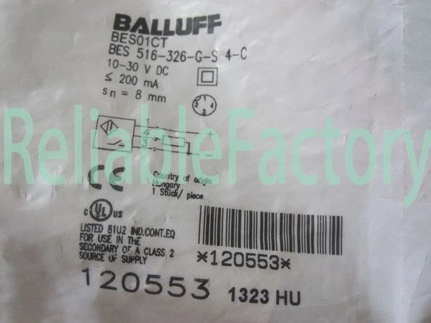 BES 516-326-G-S 4-C 1Pcs BALLUFF Proximity Switch free shipping