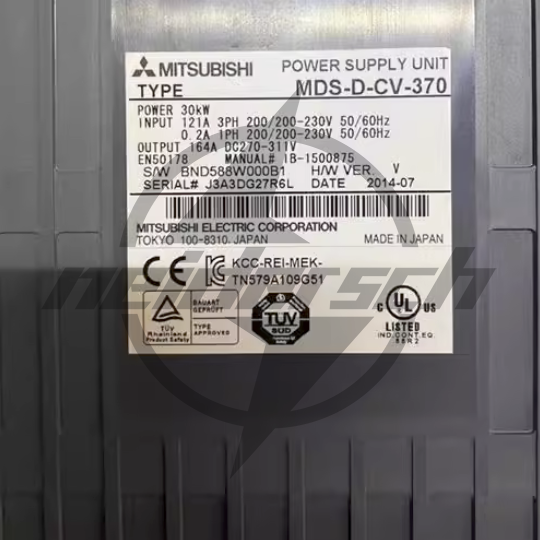 used ONE MITSUBISHI MDSDCV370 MDS-D-CV-370 servo drive - MITSUBISHI