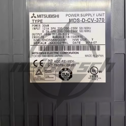 used ONE MITSUBISHI MDSDCV370 MDS-D-CV-370 servo drive - MITSUBISHI