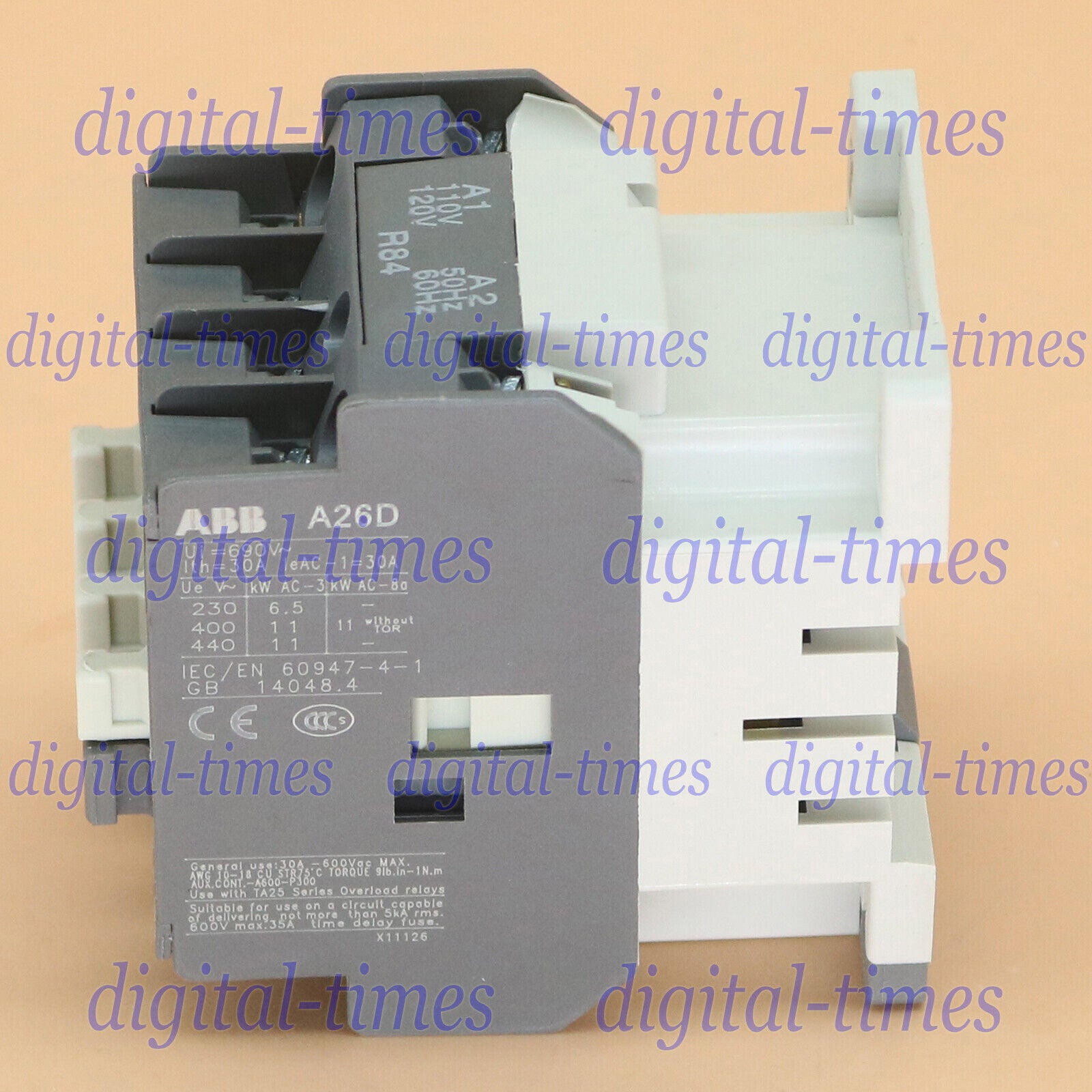 new   ABB A26D-30-10 110V AC Contactor