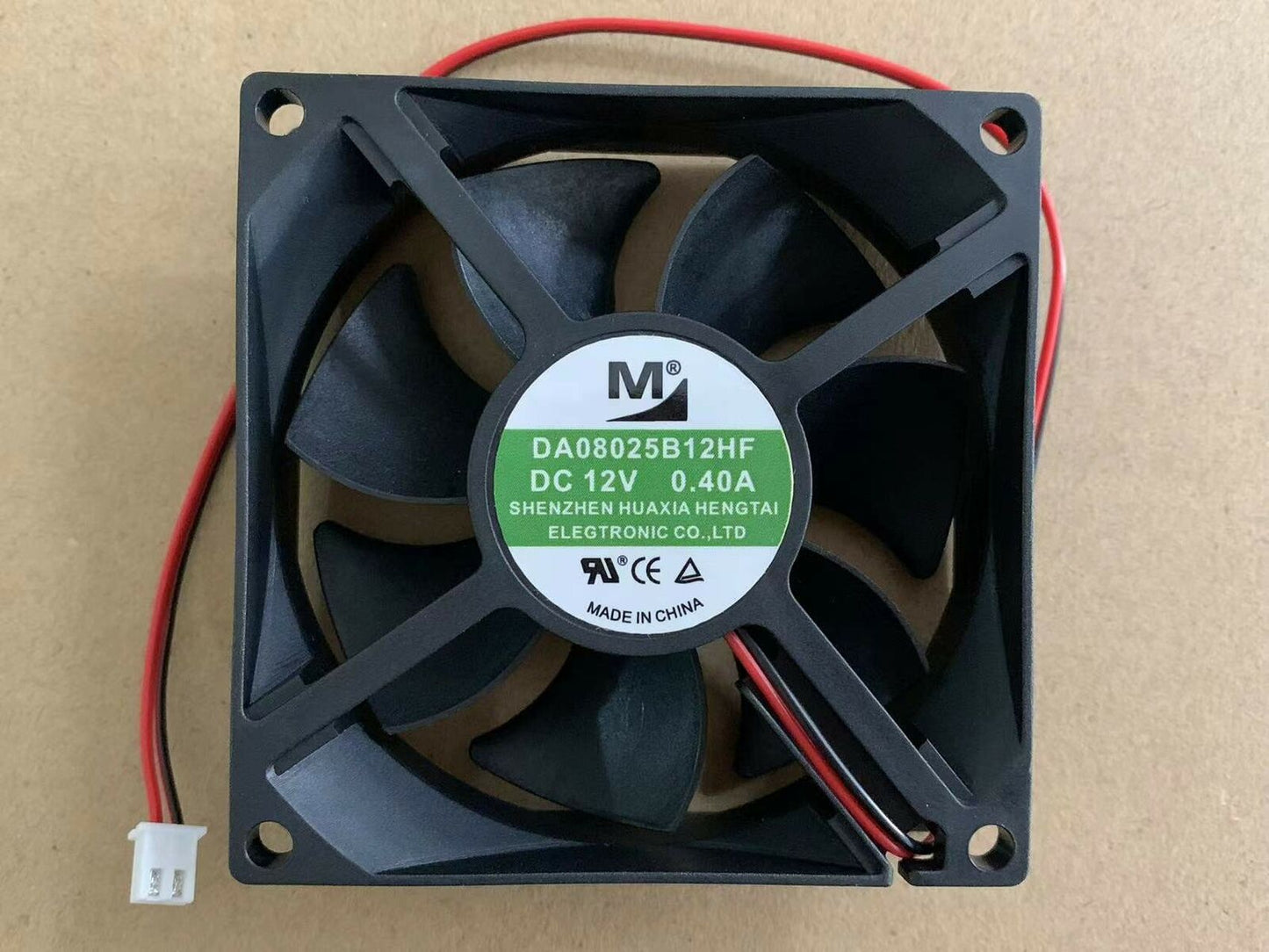 new M DA08025B12HF DC12V 0.40A 8025 8CM chassis power supply cooling fan