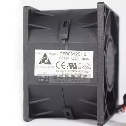 Delta GFB0812SHS 8056 DC12V 1.20A 8CM Dual Ball Cooling Fan