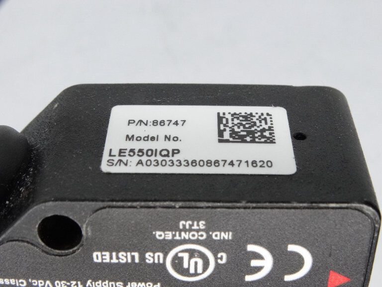 BANNER 550 IQP Sensor - BANNER ENGINEERING