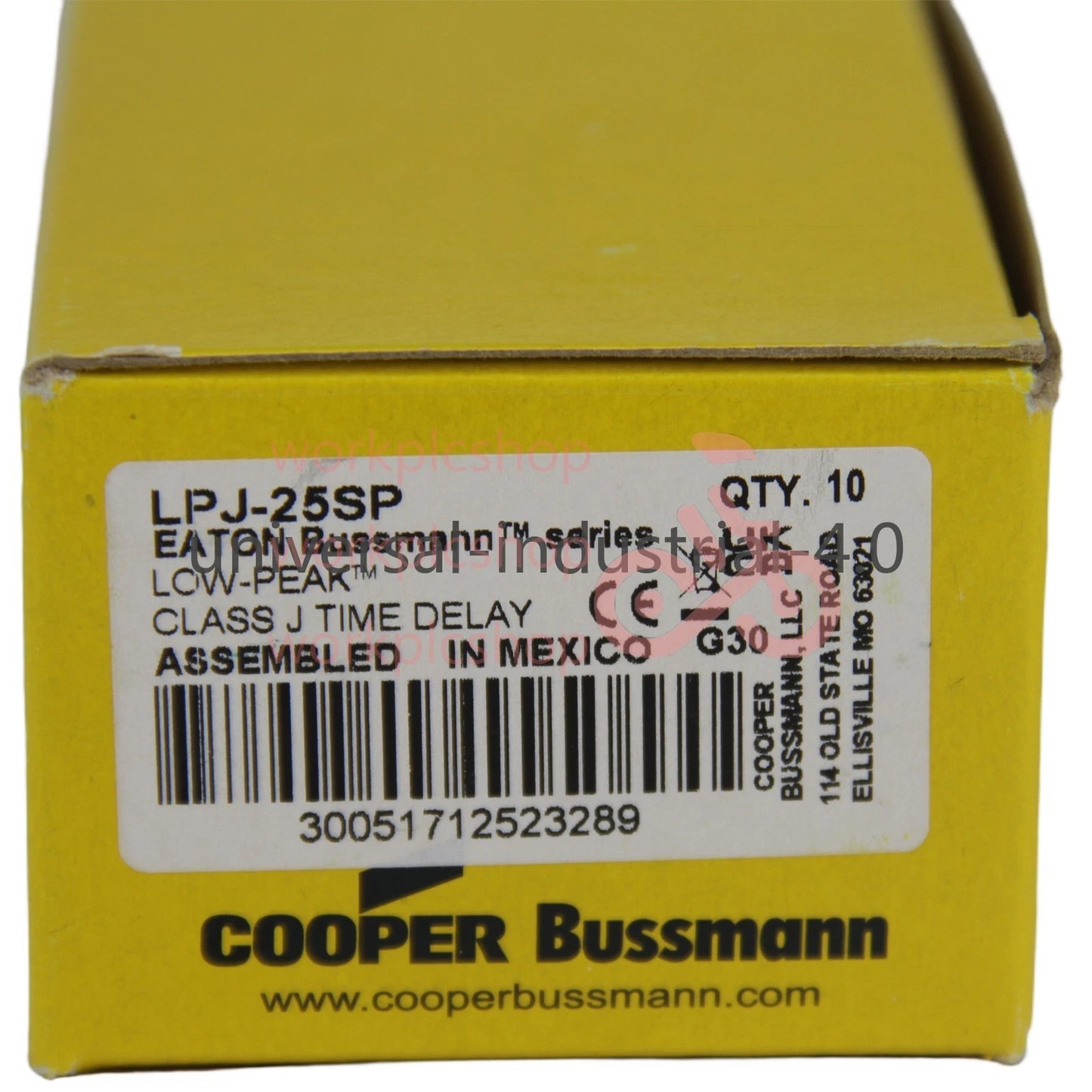 10PCS BUSSMANN LPJ-25SP Fuse 25A