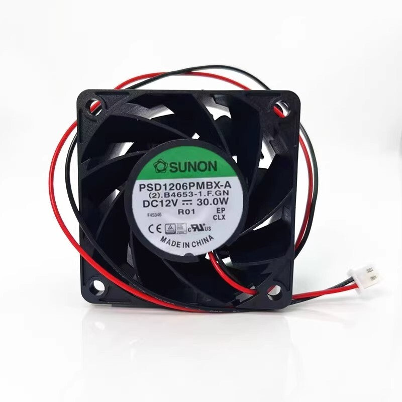 SUNON PSD1206PMBX 6038 DC12V 30W 2-Wire Server Cooling Fan