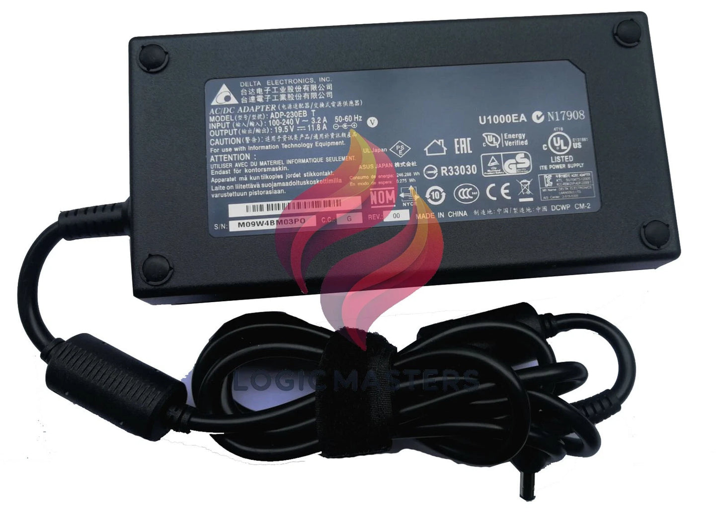 230W AC Power Adapter Charger For Aorus 15P-WB 15P-XC 15P 19.5V 11.8A
