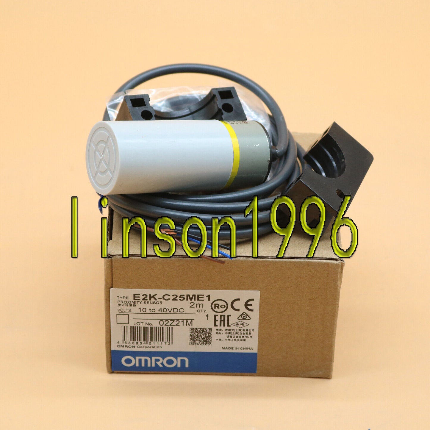 Omron E2K-C25ME1 Capacitive Proximity Switch Sensor Detecto - OMRON
