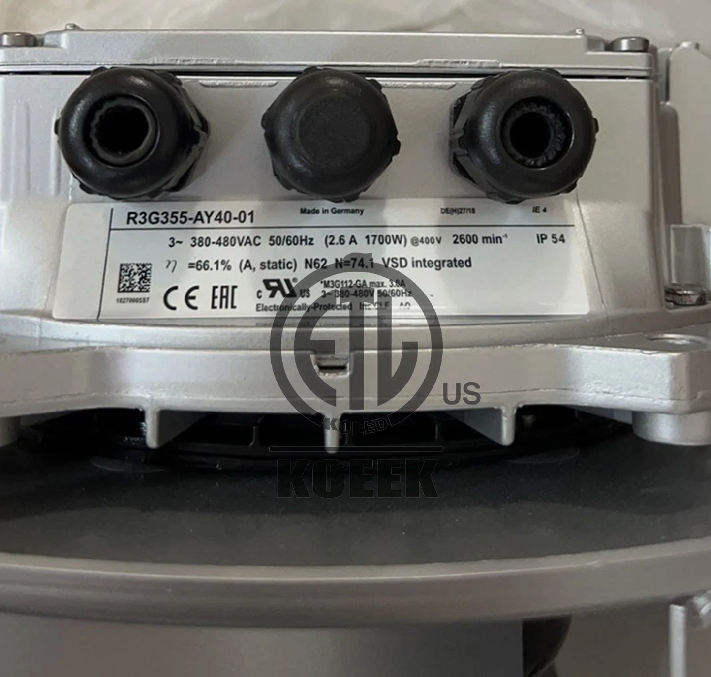 R3G355-AY40-01 Cooling Fan 380V-480VAC #ko
