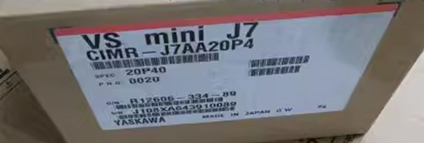 YASKAWA MINI J7CIMR-J7AA20P4 400W 3PHASE AC INVERTER WITH PLC DRIVER - YASKAWA