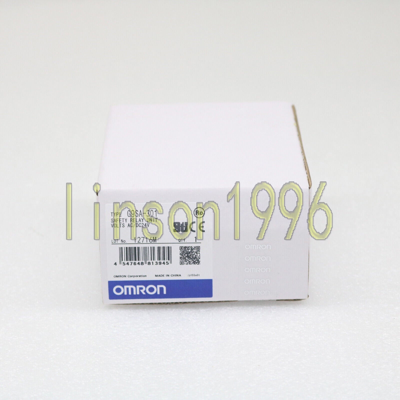OMRON G9SA-301 Safety Relay Unit 24VAC/DC FAST SHIP - OMRON