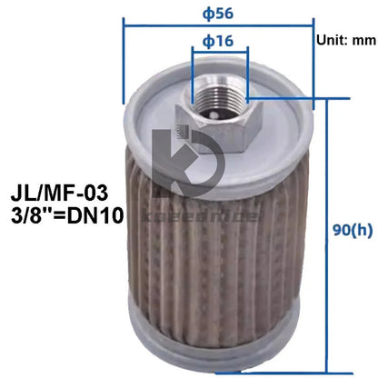 1X Suction Filter Oil Filter Hydraulic Filter Element JL/MF-02 MF-03 MF-04 MF-06