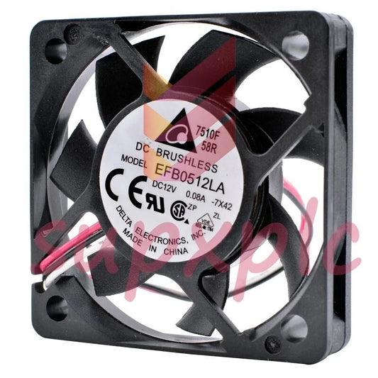 EFB0512LA 50x50x10mm 5cm 5010 DC 12V 0.08A Speed Monitoring Silent Cooling Fan