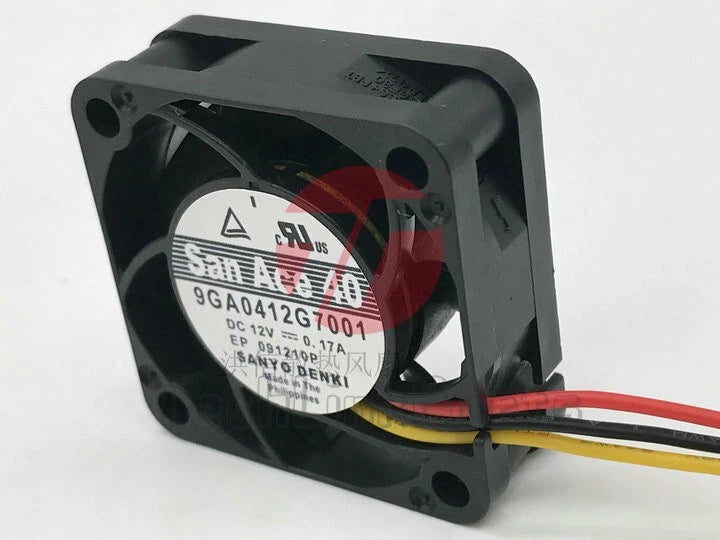 San Ace 40 4015 9GA0412G7001 12V 0.17A 4CM 3-wire cooling fan