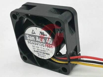San Ace 40 4015 9GA0412G7001 12V 0.17A 4CM 3-wire cooling fan