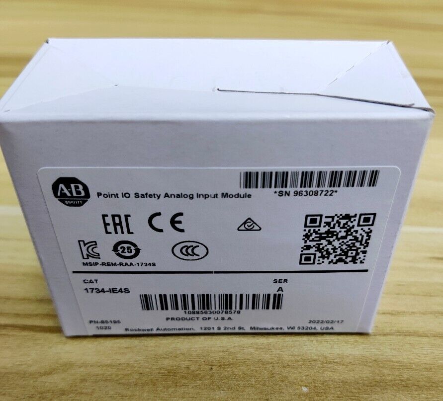 Allen-Bradley 1734IE4S Safety Input Module 1734IE4S New Sealed - ALLEN-BRADLEY