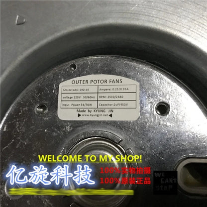 OUTER POTOR FANS ASO-190-45 220V centrifugal cage axial flow turbine all metal f