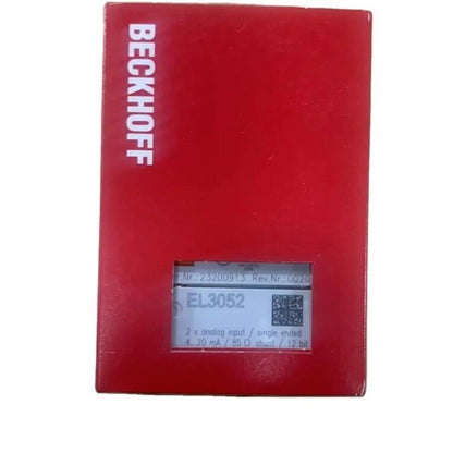 Beckhoff EL3052 Controller Module: Express Fast 1-Piece - BECKHOFF