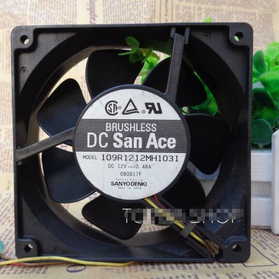 1pcs SANYO 109R1212MH1031 DC12V 0.48A 120*120*38MM 12cm Cooling fan 4pin