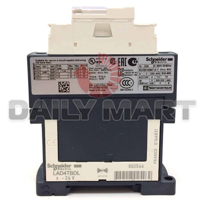 SCHNEIDER LC1D18BL Contactor DC24V