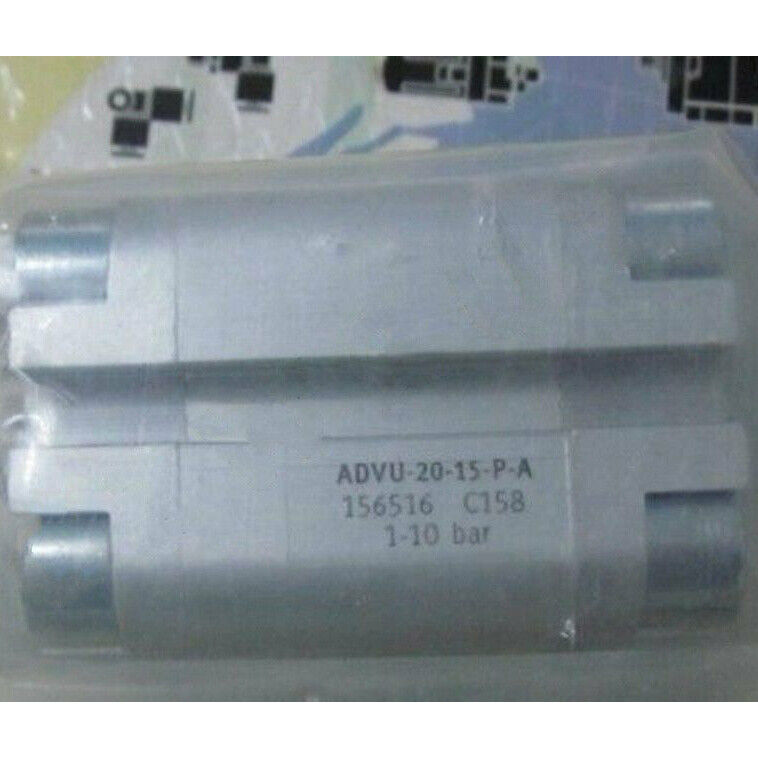 New One FESTO Compact Cylinder ADVU-20-15-P-A 1-Year Warranty - FESTO