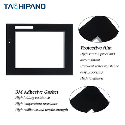 new Touch Screen for KOYO EA9-T8CL Panel Glass with Protective Film Overlay - KOYO