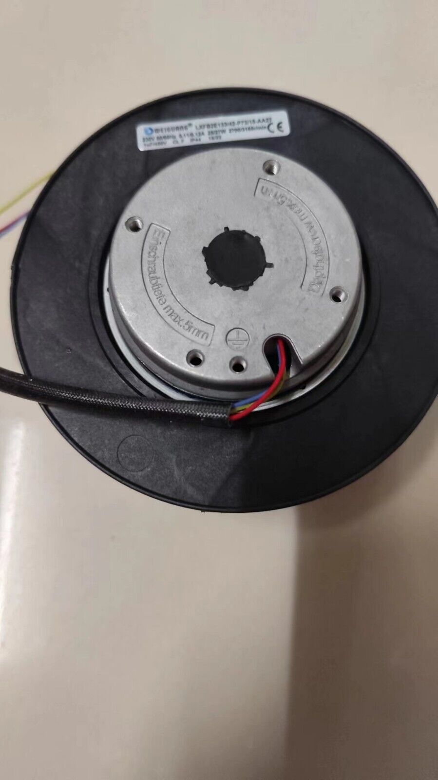 230V Centrifugal Fan WEIGUANG Fan LXFB2E133/42-P72/15-AA27 Model: 230V Centrifugal Fan WEIGUANG Fan LXFB2E133/42-P72/15-AA27 - WEIGUANG