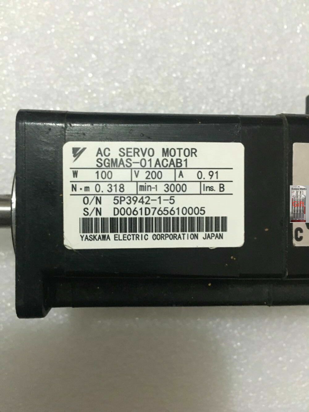 NEW motor SGMAS-01ACAB1 NEW IN - KOEED