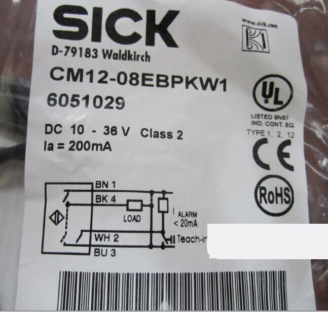 ONE SICK Proximity Switch CM12-08EBP-KW1 - ONE SICK