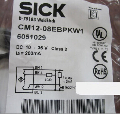 ONE SICK Proximity Switch CM12-08EBP-KW1 - ONE SICK