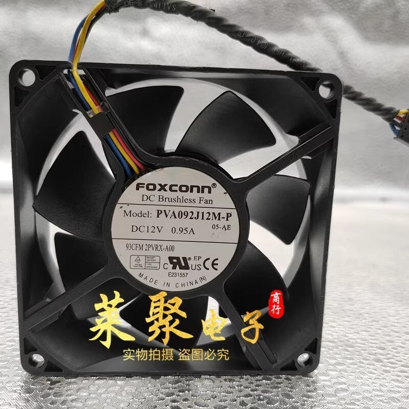FOXCONN PVA092J12M-P DC12V 0.95A 4-Wire PWM Cooling Fan