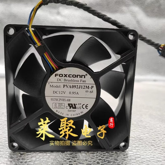 FOXCONN PVA092J12M-P DC12V 0.95A 4-Wire PWM Cooling Fan