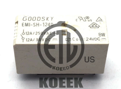 1PC EMI-SH-124D EMI-SS-124D General Purpose Relay 12A 5Pins