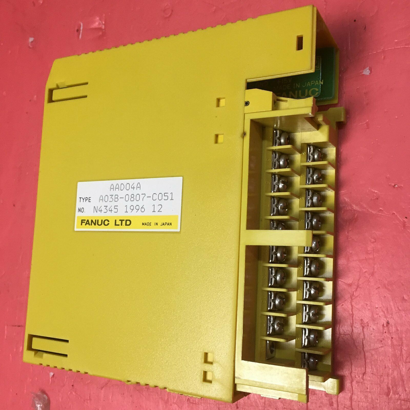 Fanuc A03B-0807-C051 IO module tested in good condition - FANUC