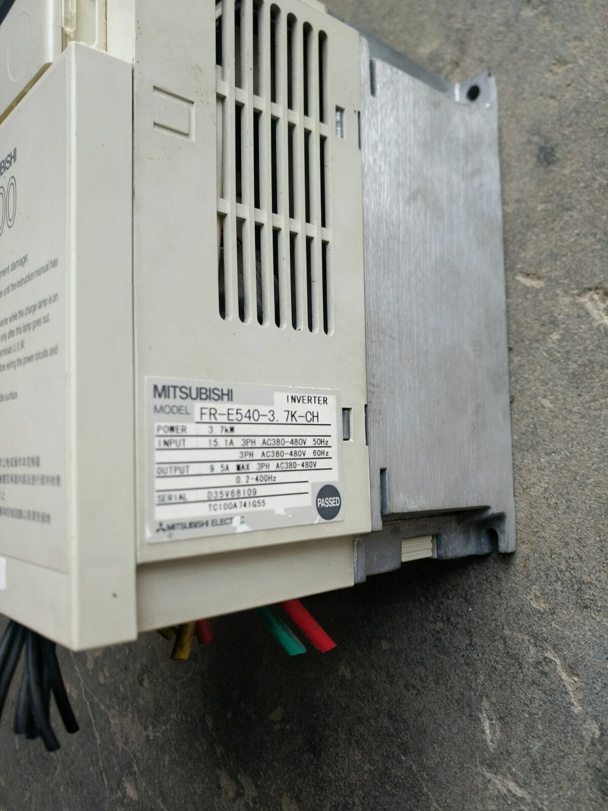 used ONE Mitsubishi Inverter FR-E540-3.7K-CH 380V Inverter System - MITSUBISHI