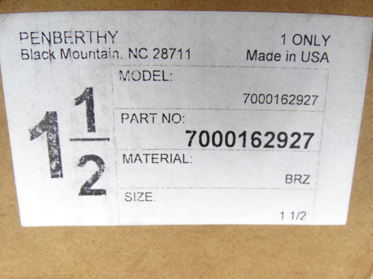 PENBERTHY VALVE 7000162927 - PENBERTHY
