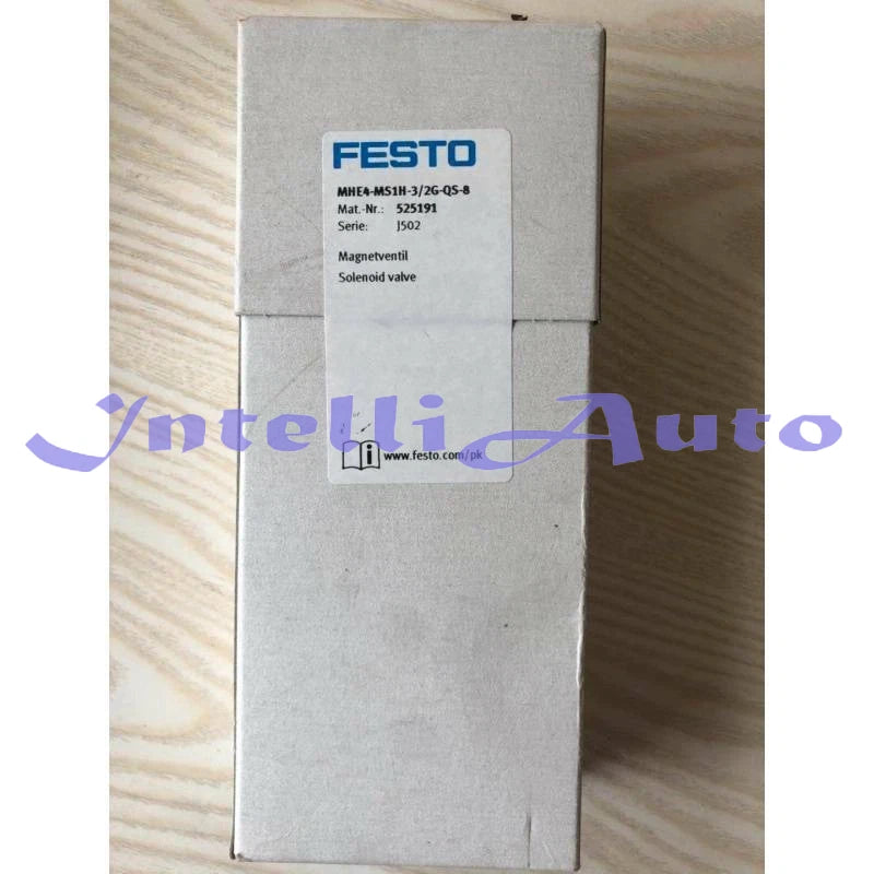 One Festo MHE4-MS1H-3/2G-QS-8 525191 Solenoid Valve MHE4MS1H3/2GQS8