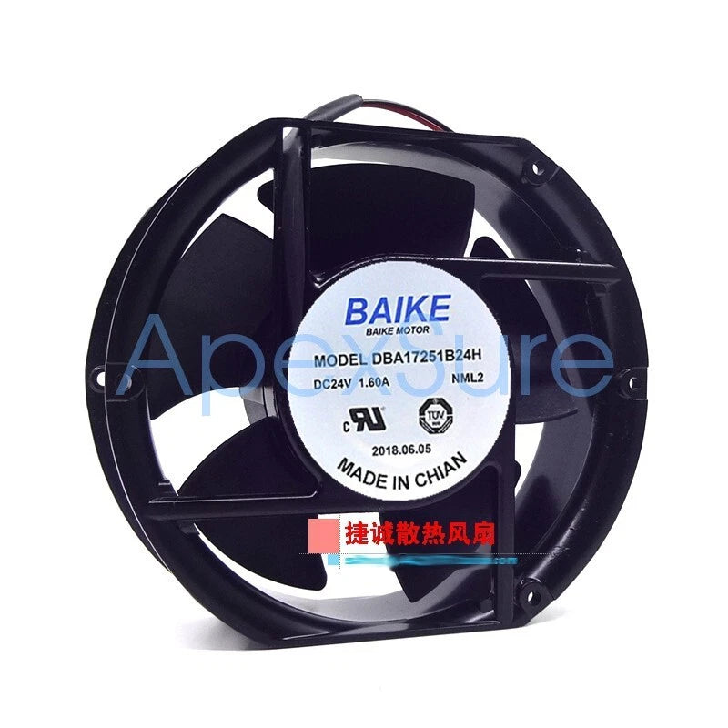 BAIKE DBA17251B24H 24V 1.60A 17CM 17251 High airflow inverter cooling fan