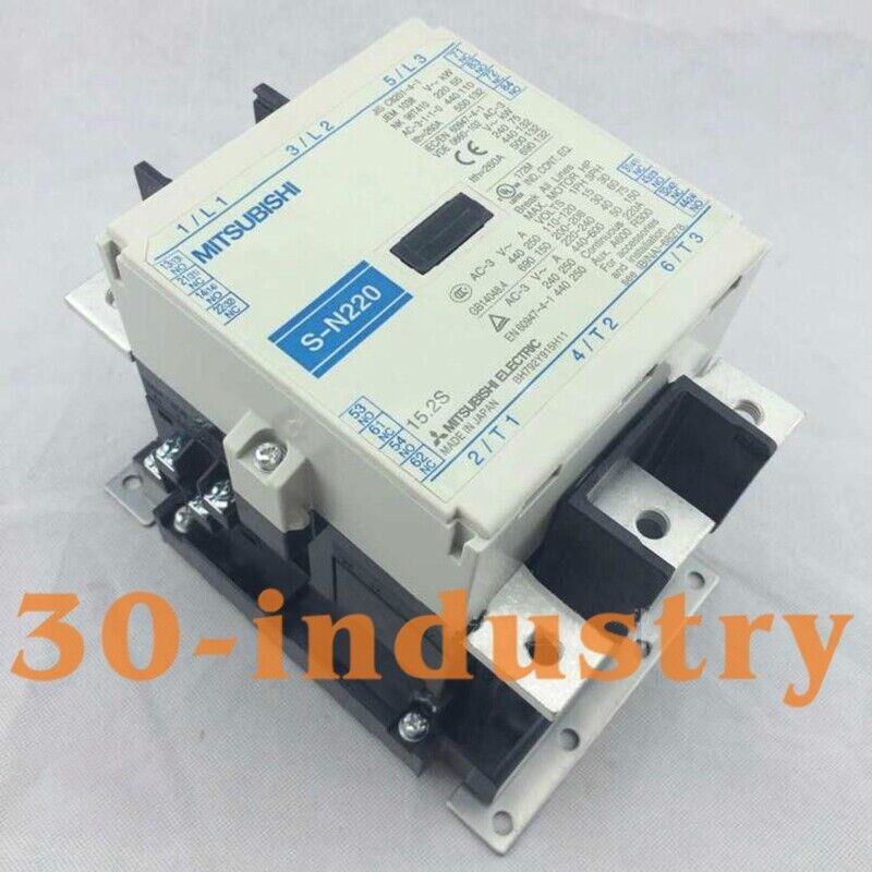 Mitsubishi S-N220 AC Contactor 250A 380V 3P - 1 PCS - MITSUBISHI