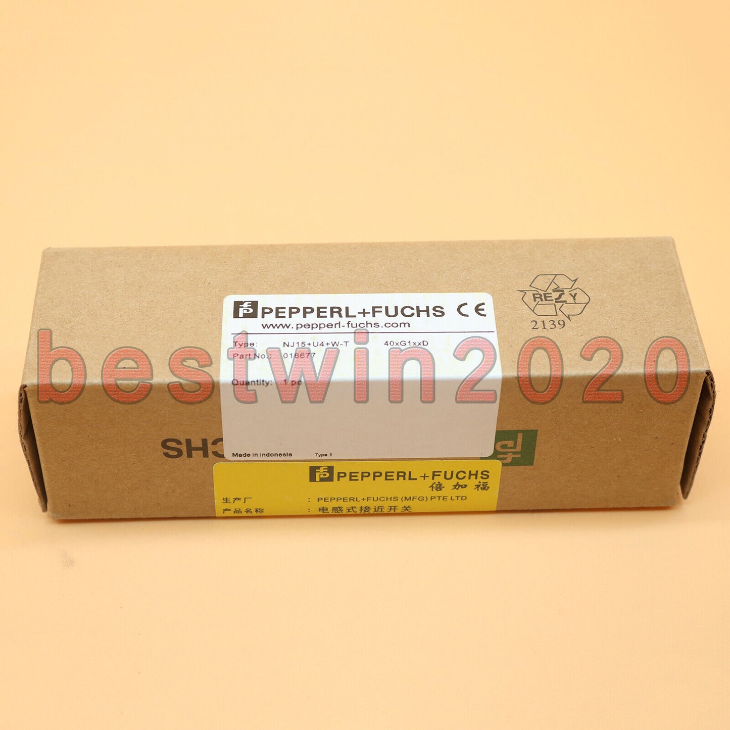 new PEPPERL+FUCHS NJ15+U4+W-T Inductiver Sensor - PEPPERL+FUCHS