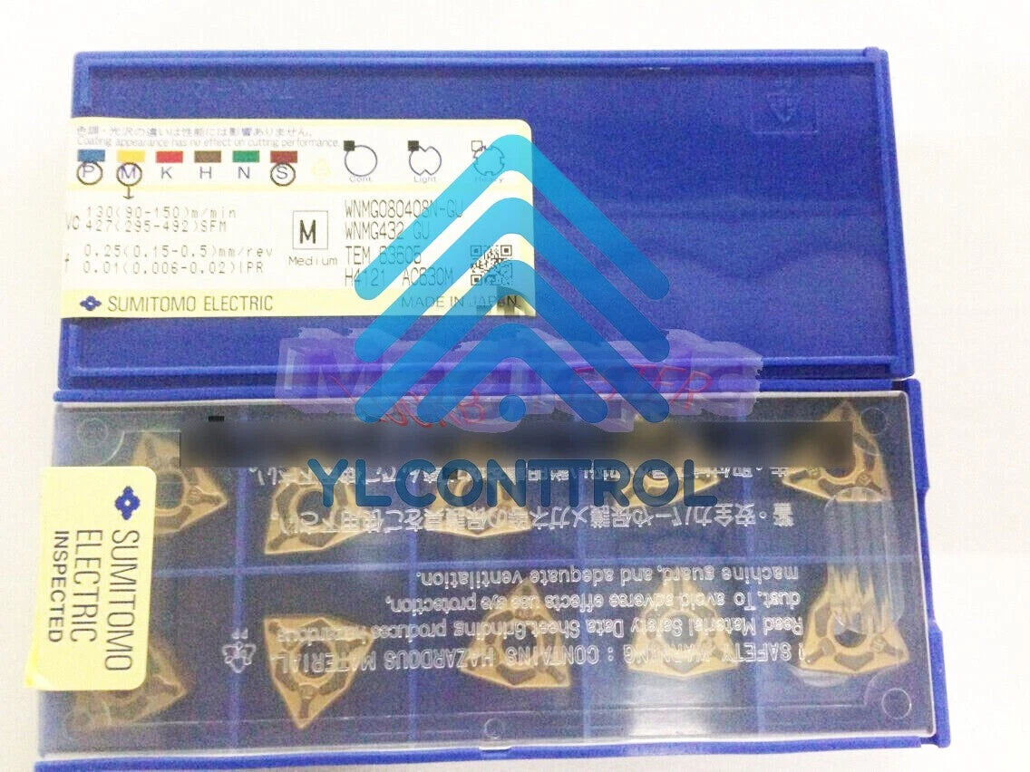 10PCS/Box Sumitomo WNMG080408N-GU AC630M WNMG432EGU Carbide Inserts CNC